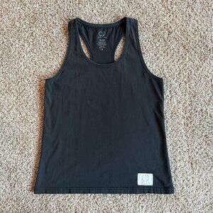 Ivory Ella Black Women's tank 100% Organic Pima Cotton Small Comfy Cozy Soft